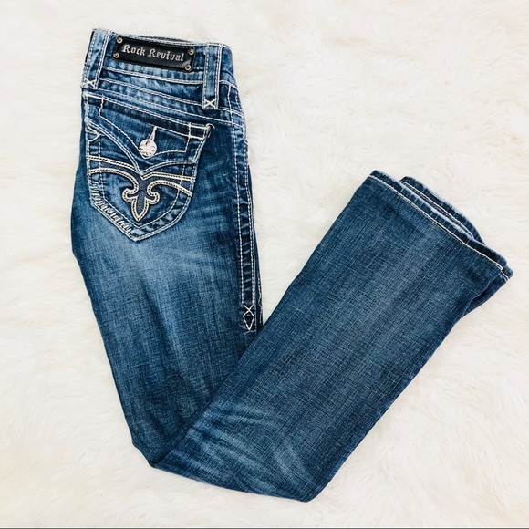 Rock Revival Denim - Rock revival bootcut blue jeans